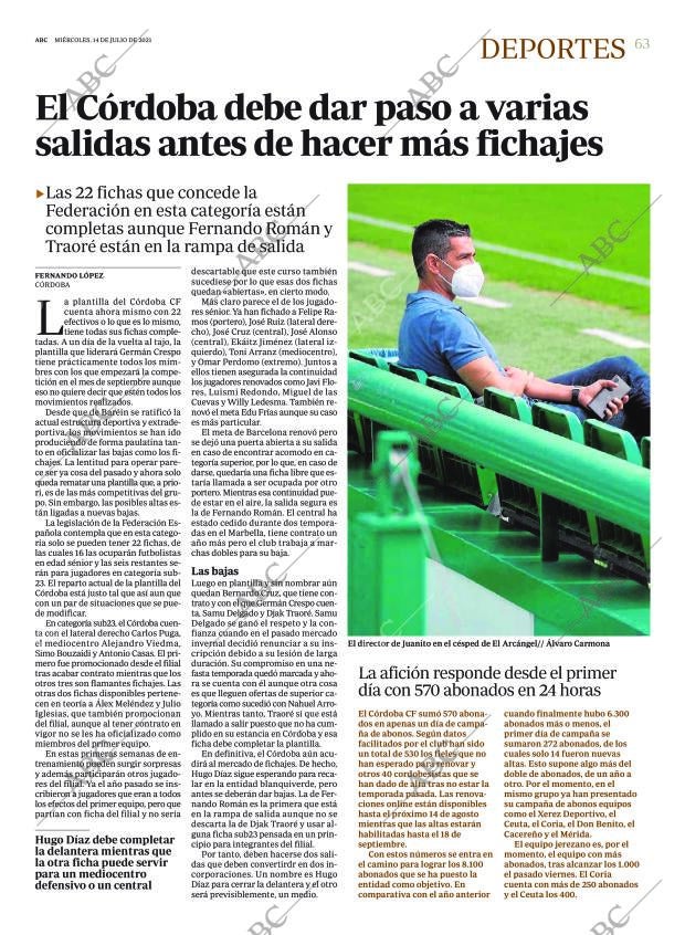 ABC CORDOBA 14-07-2021 página 63
