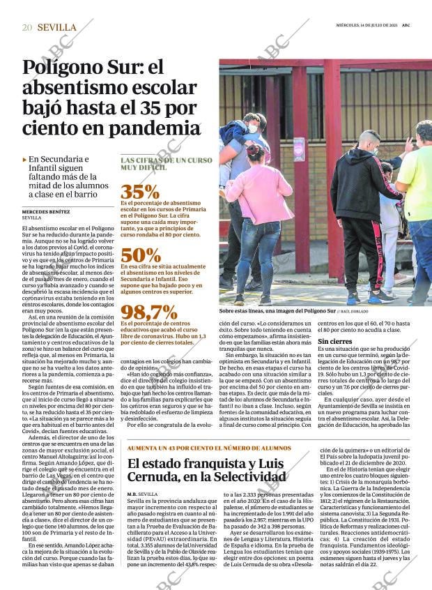 ABC SEVILLA 14-07-2021 página 20