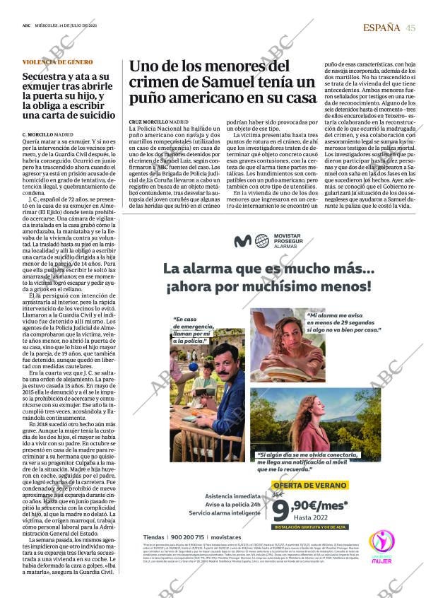 ABC SEVILLA 14-07-2021 página 45