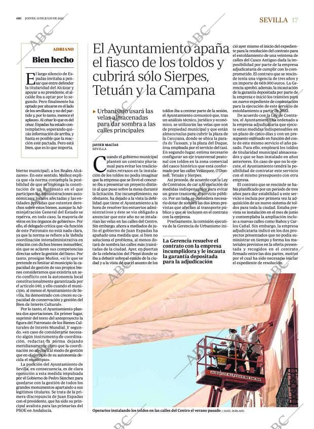 ABC SEVILLA 15-07-2021 página 17