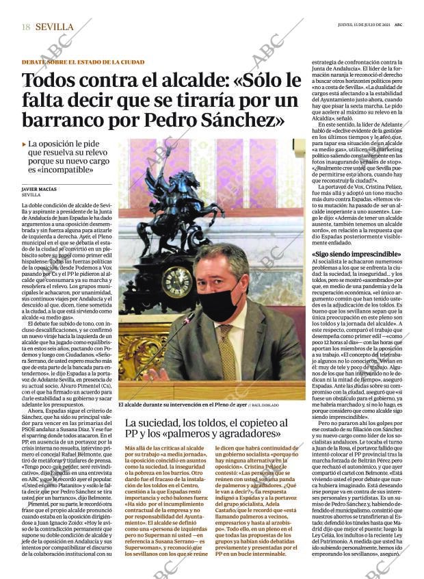 ABC SEVILLA 15-07-2021 página 18