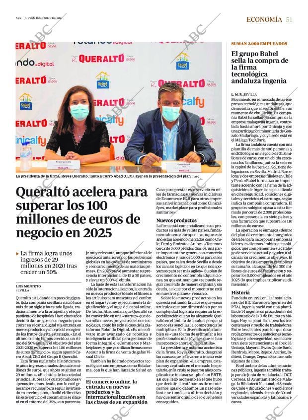 ABC SEVILLA 15-07-2021 página 51