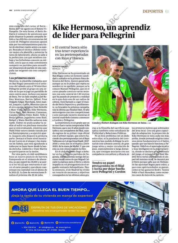 ABC SEVILLA 15-07-2021 página 61