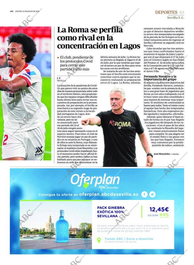 ABC SEVILLA 15-07-2021 página 63