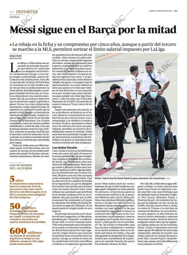 ABC SEVILLA 15-07-2021 página 64
