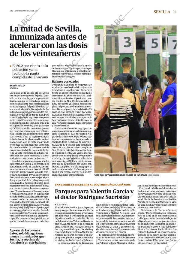 ABC SEVILLA 17-07-2021 página 21