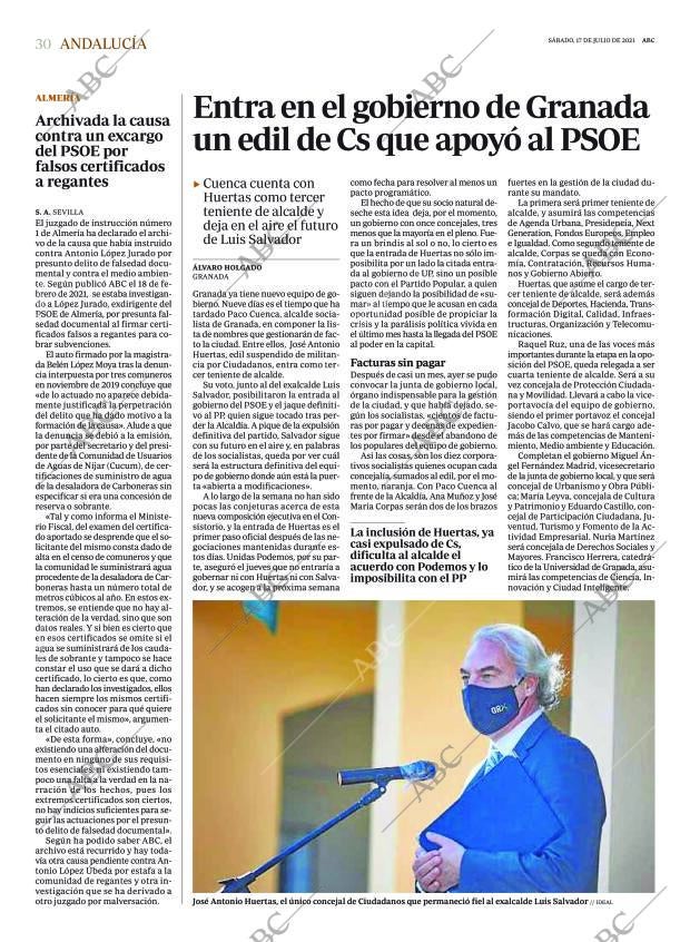ABC SEVILLA 17-07-2021 página 30