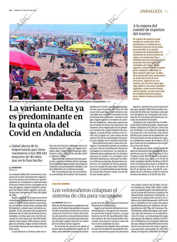 ABC SEVILLA 17-07-2021 página 31