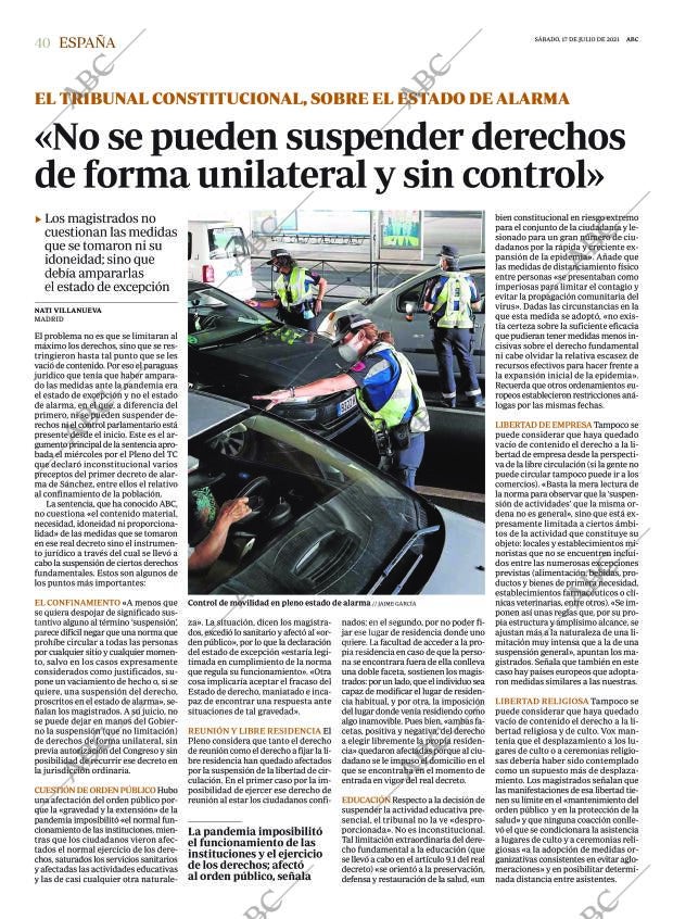 ABC SEVILLA 17-07-2021 página 40