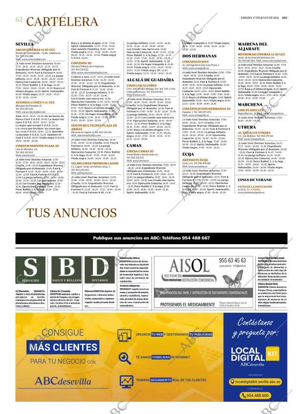 ABC SEVILLA 17-07-2021 página 62