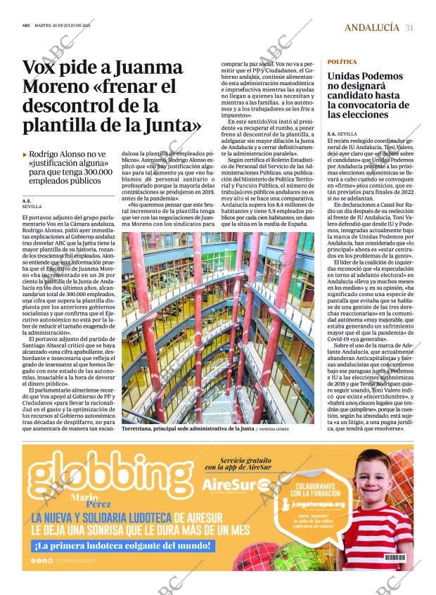 ABC SEVILLA 20-07-2021 página 31
