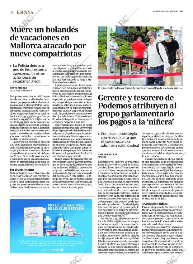 ABC SEVILLA 20-07-2021 página 40