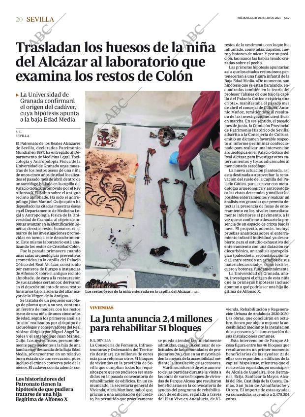ABC SEVILLA 21-07-2021 página 20