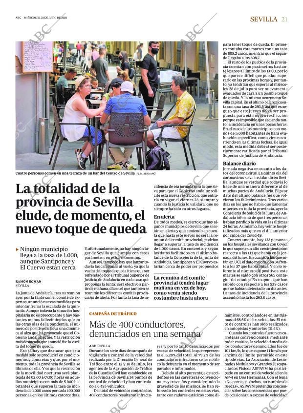 ABC SEVILLA 21-07-2021 página 21