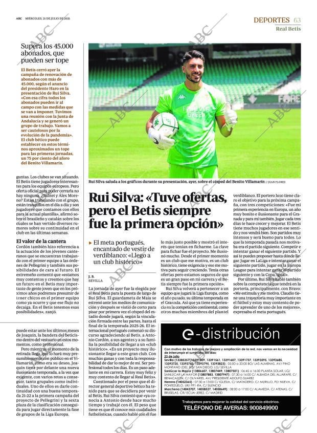 ABC SEVILLA 21-07-2021 página 63