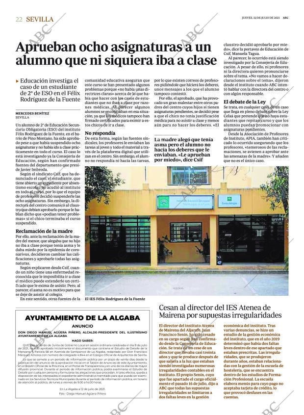 ABC SEVILLA 22-07-2021 página 22