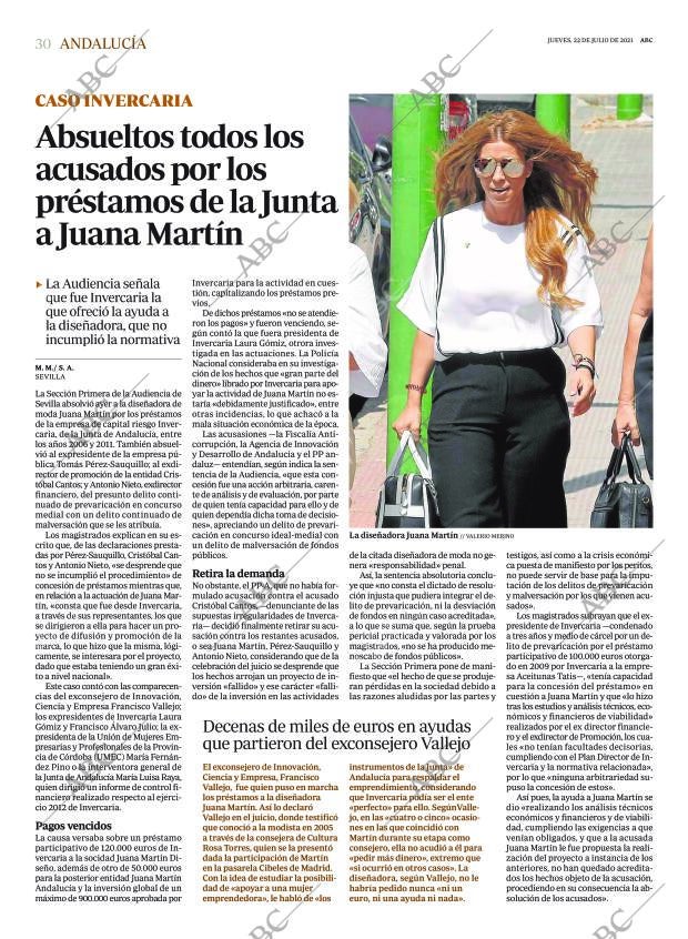 ABC SEVILLA 22-07-2021 página 30