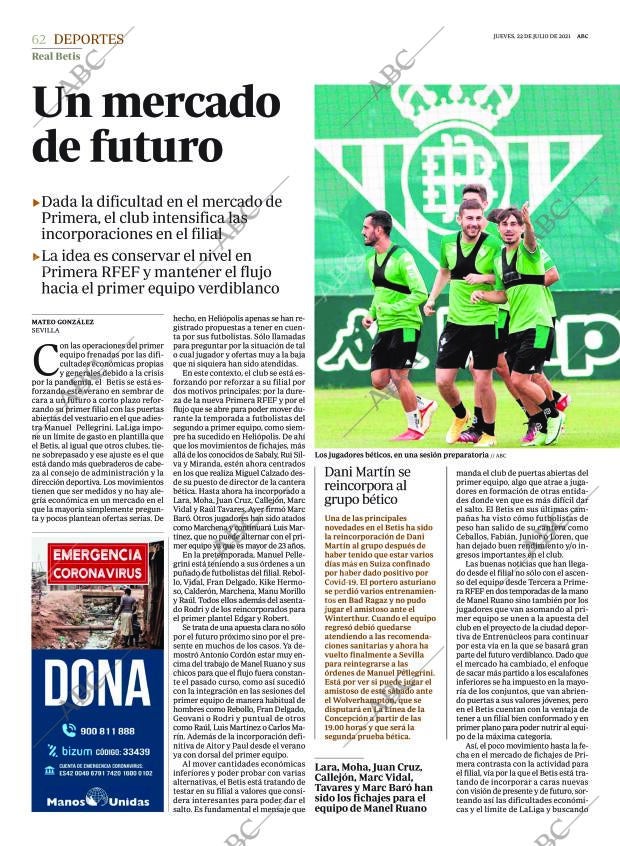 ABC SEVILLA 22-07-2021 página 62