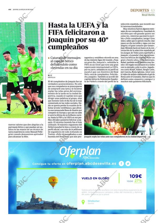 ABC SEVILLA 22-07-2021 página 63
