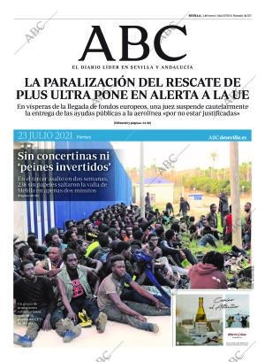 ABC SEVILLA 23-07-2021 página 1