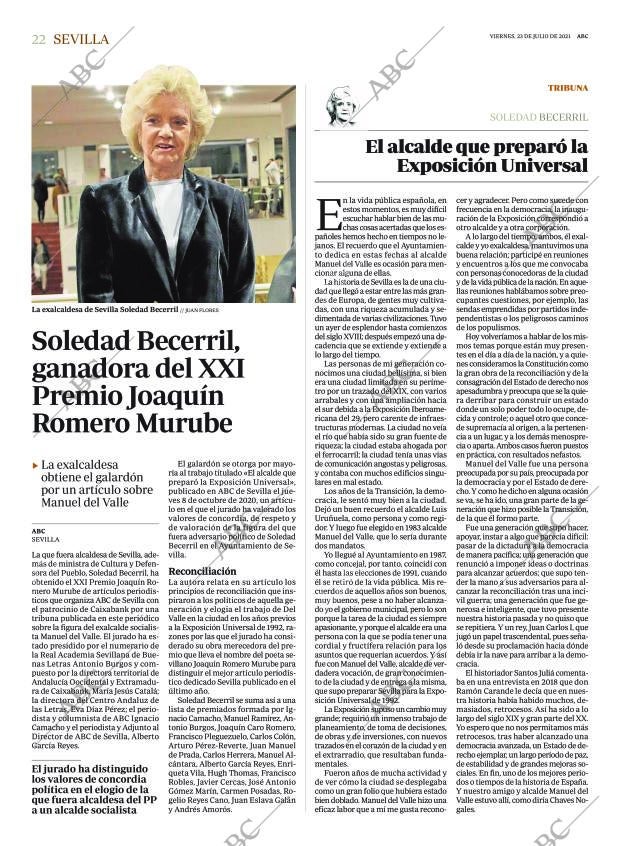 ABC SEVILLA 23-07-2021 página 22