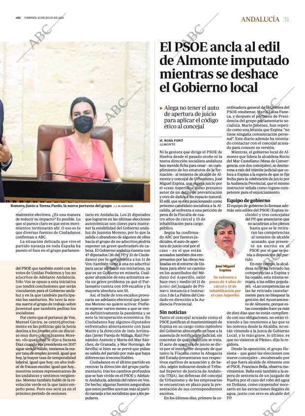 ABC SEVILLA 23-07-2021 página 31
