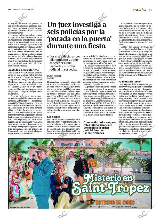 ABC SEVILLA 23-07-2021 página 39