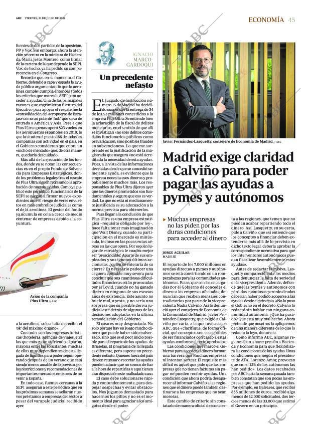 ABC SEVILLA 23-07-2021 página 45