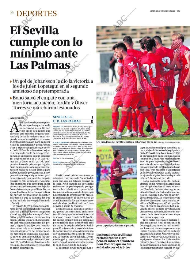 ABC SEVILLA 23-07-2021 página 56