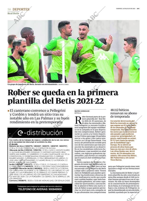 ABC SEVILLA 23-07-2021 página 58