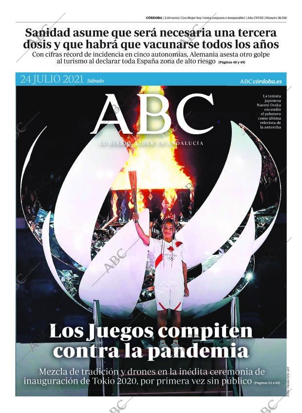 ABC CORDOBA 24-07-2021 página 1