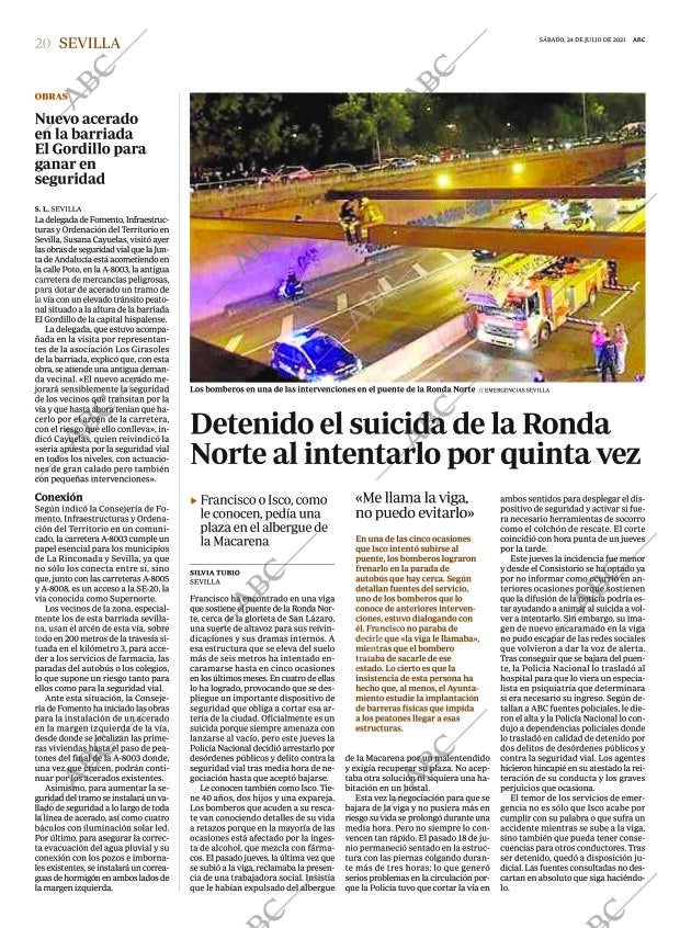 ABC SEVILLA 24-07-2021 página 20