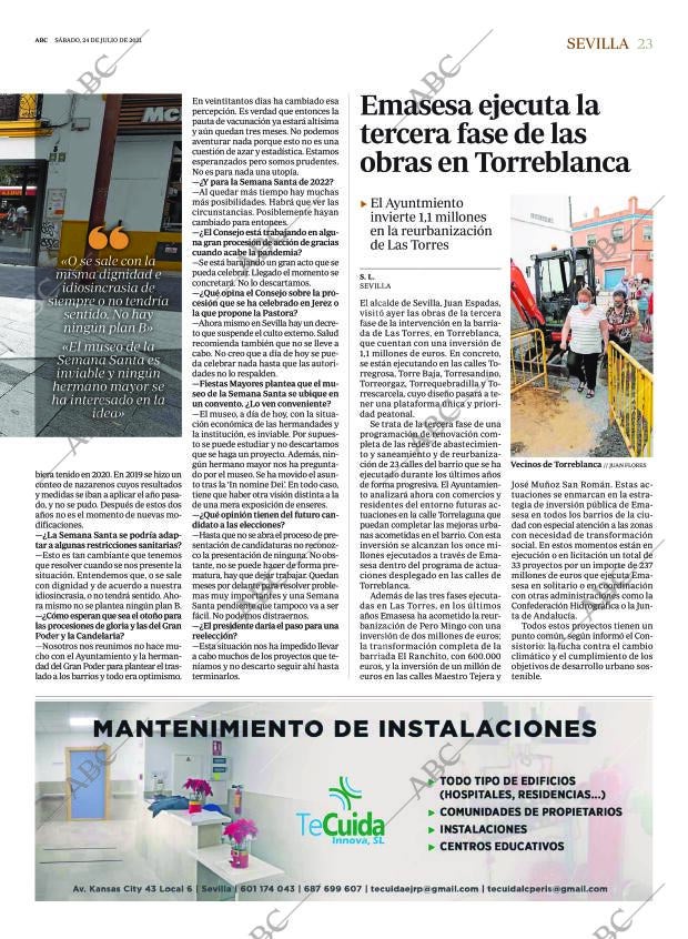 ABC SEVILLA 24-07-2021 página 23