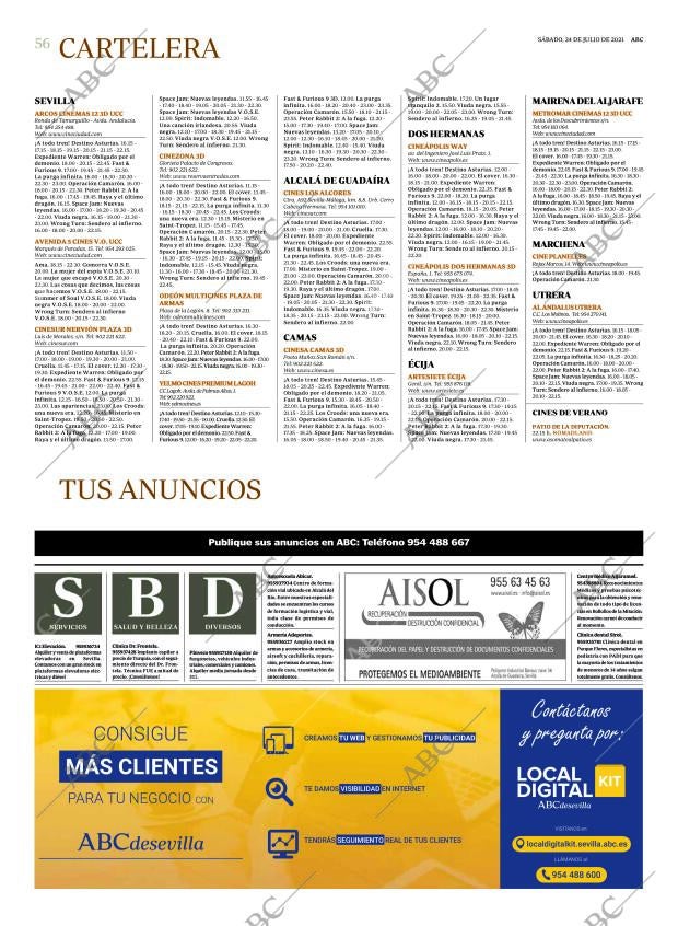ABC SEVILLA 24-07-2021 página 56
