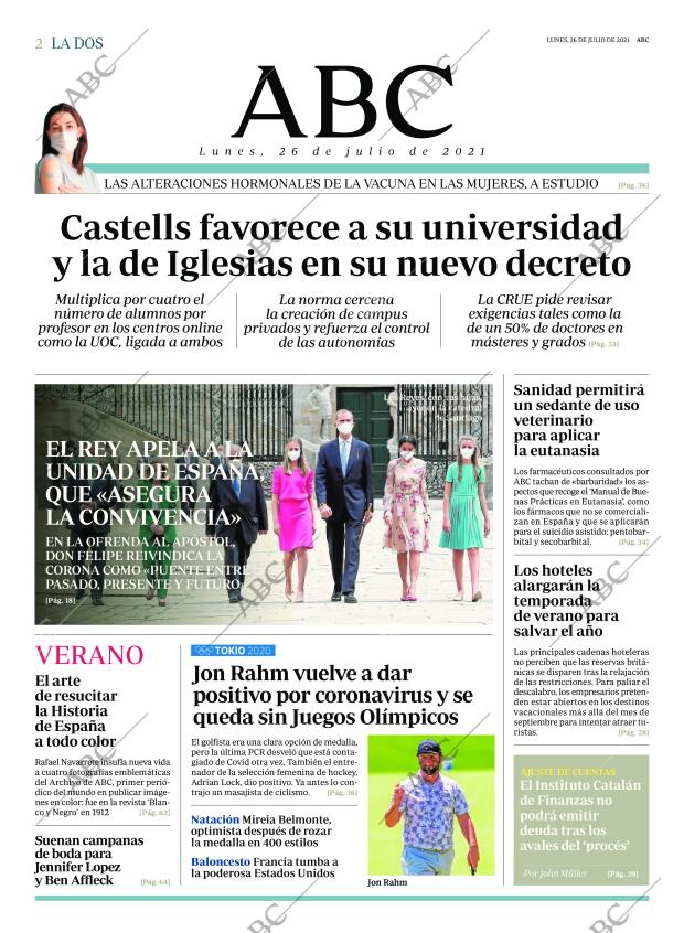ABC MADRID 26-07-2021 página 2