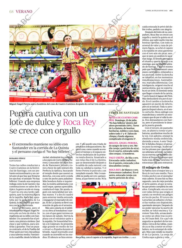 ABC MADRID 26-07-2021 página 68