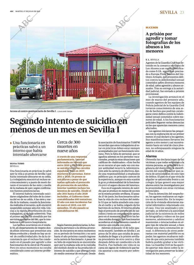 ABC SEVILLA 27-07-2021 página 23