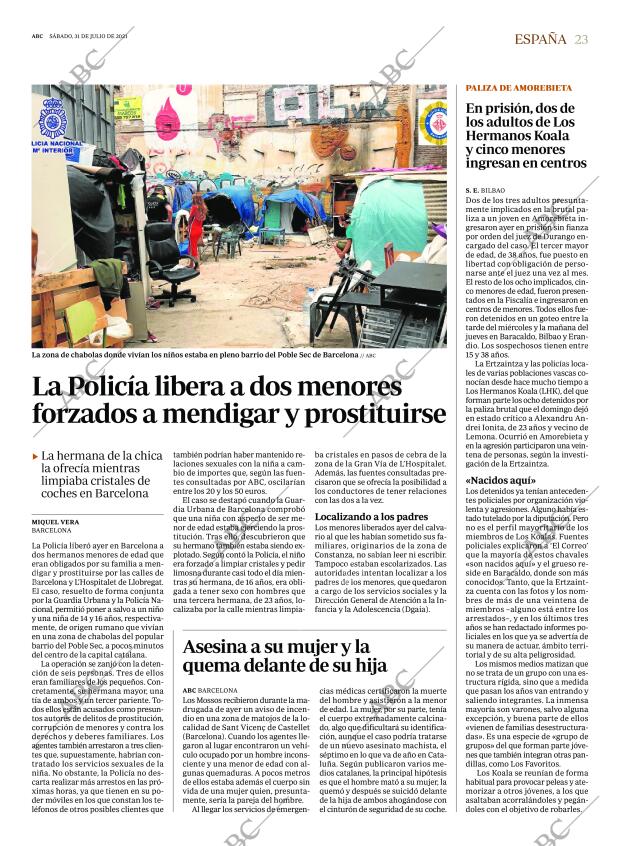 ABC MADRID 31-07-2021 página 23