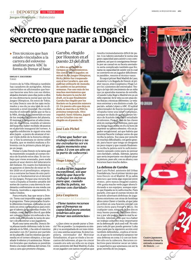 ABC MADRID 31-07-2021 página 44
