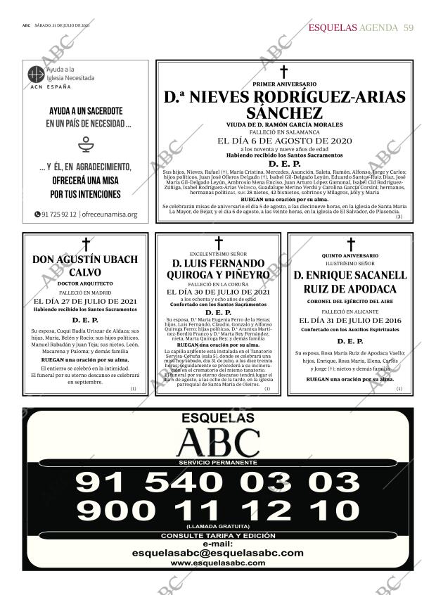 ABC MADRID 31-07-2021 página 59