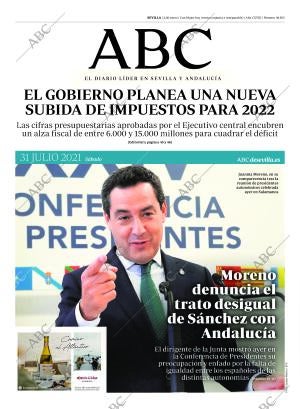 ABC SEVILLA 31-07-2021 página 1