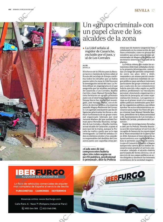 ABC SEVILLA 31-07-2021 página 17