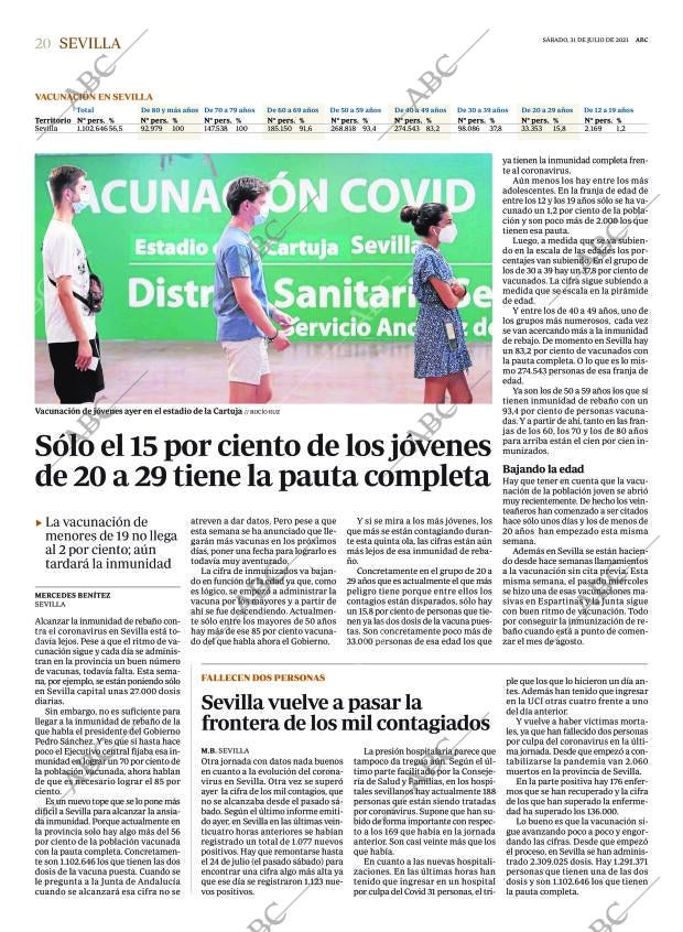 ABC SEVILLA 31-07-2021 página 20
