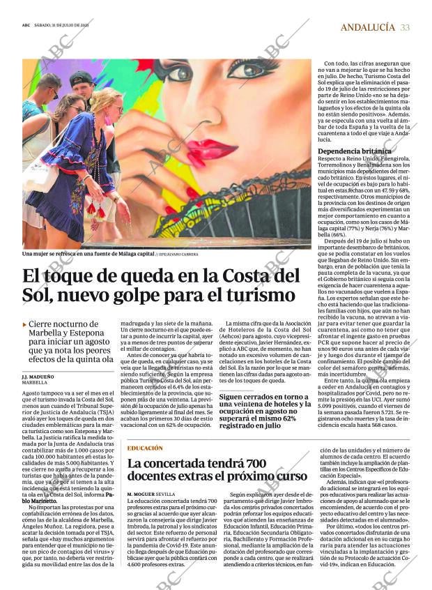 ABC SEVILLA 31-07-2021 página 33