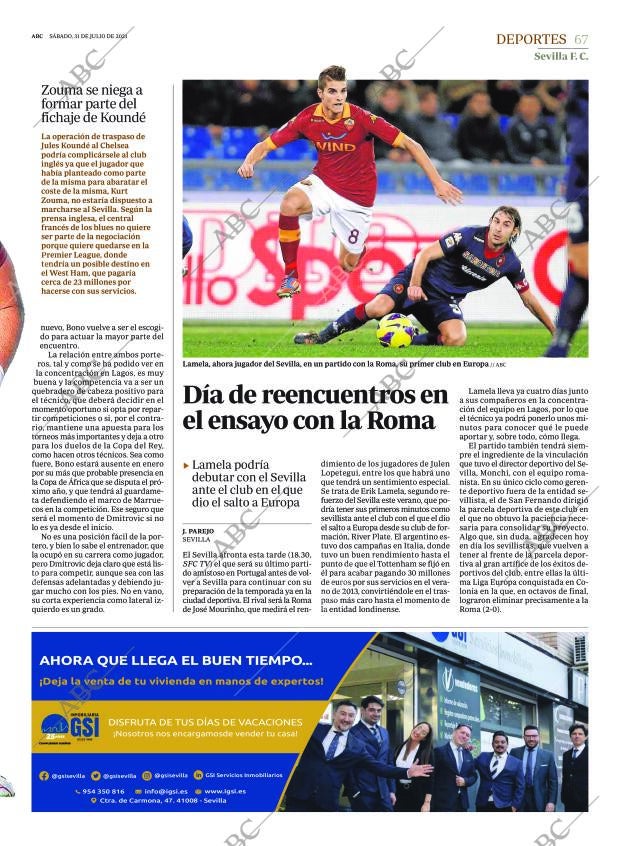 ABC SEVILLA 31-07-2021 página 67