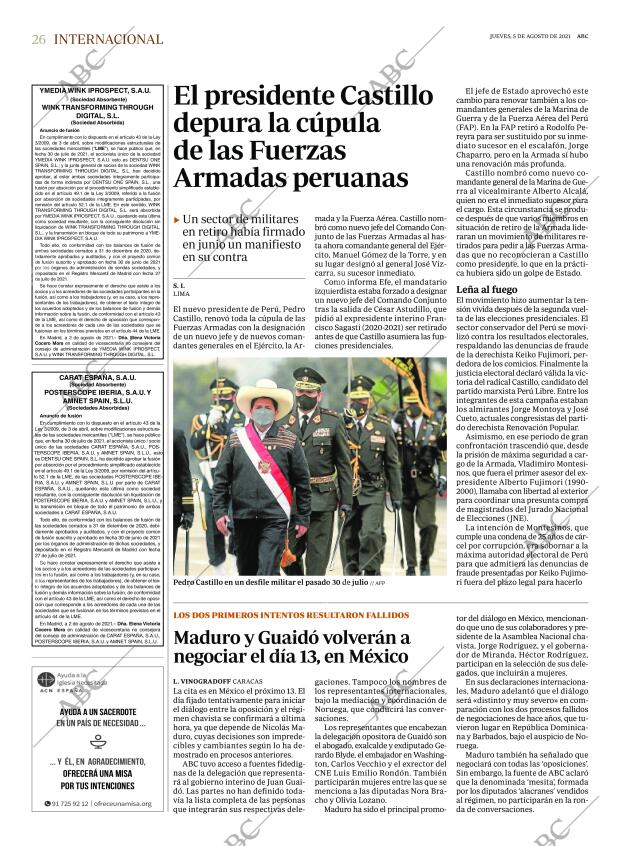 ABC MADRID 05-08-2021 página 26