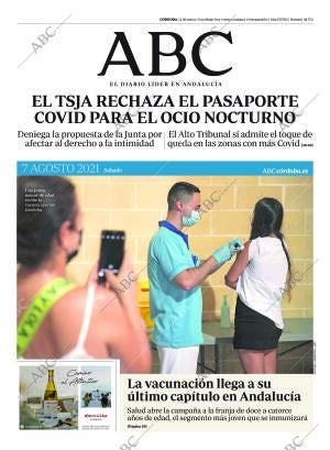 ABC CORDOBA 07-08-2021 página 1