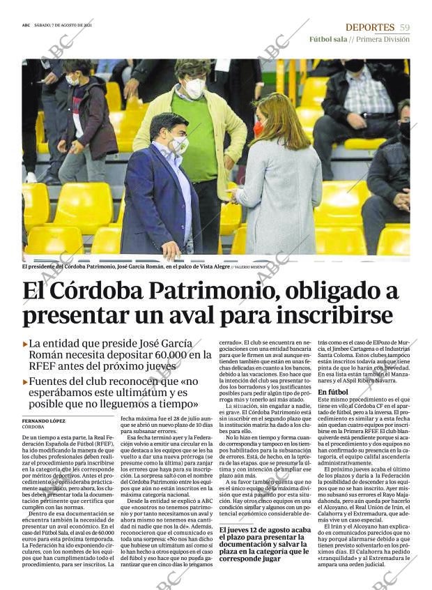 ABC CORDOBA 07-08-2021 página 59