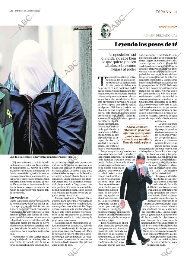 ABC MADRID 07-08-2021 página 21