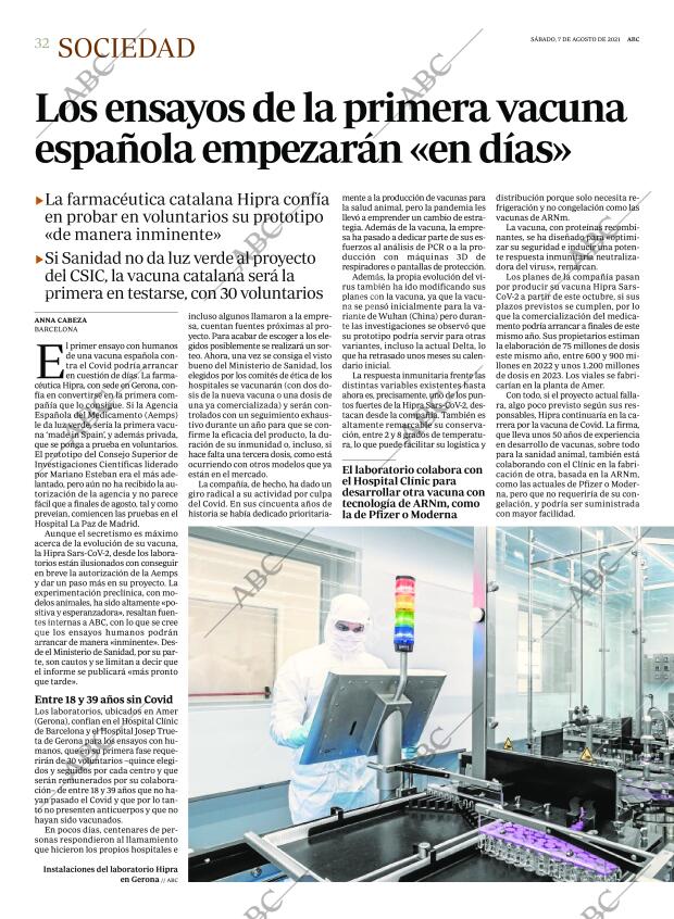 ABC MADRID 07-08-2021 página 32